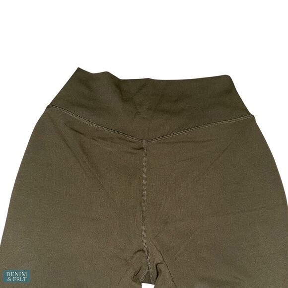 Halara Crossover High-Waisted Flare Yoga Pants Forest Night Small NEW/NWT!! - Picture 9 of 11